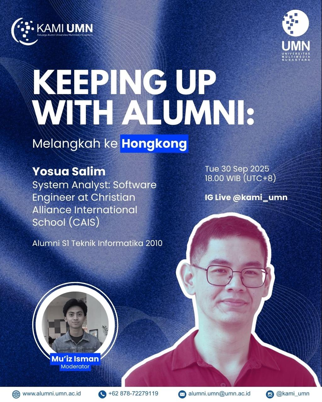 Keeping Up with Alumni : Melangkah Ke Hongkong!