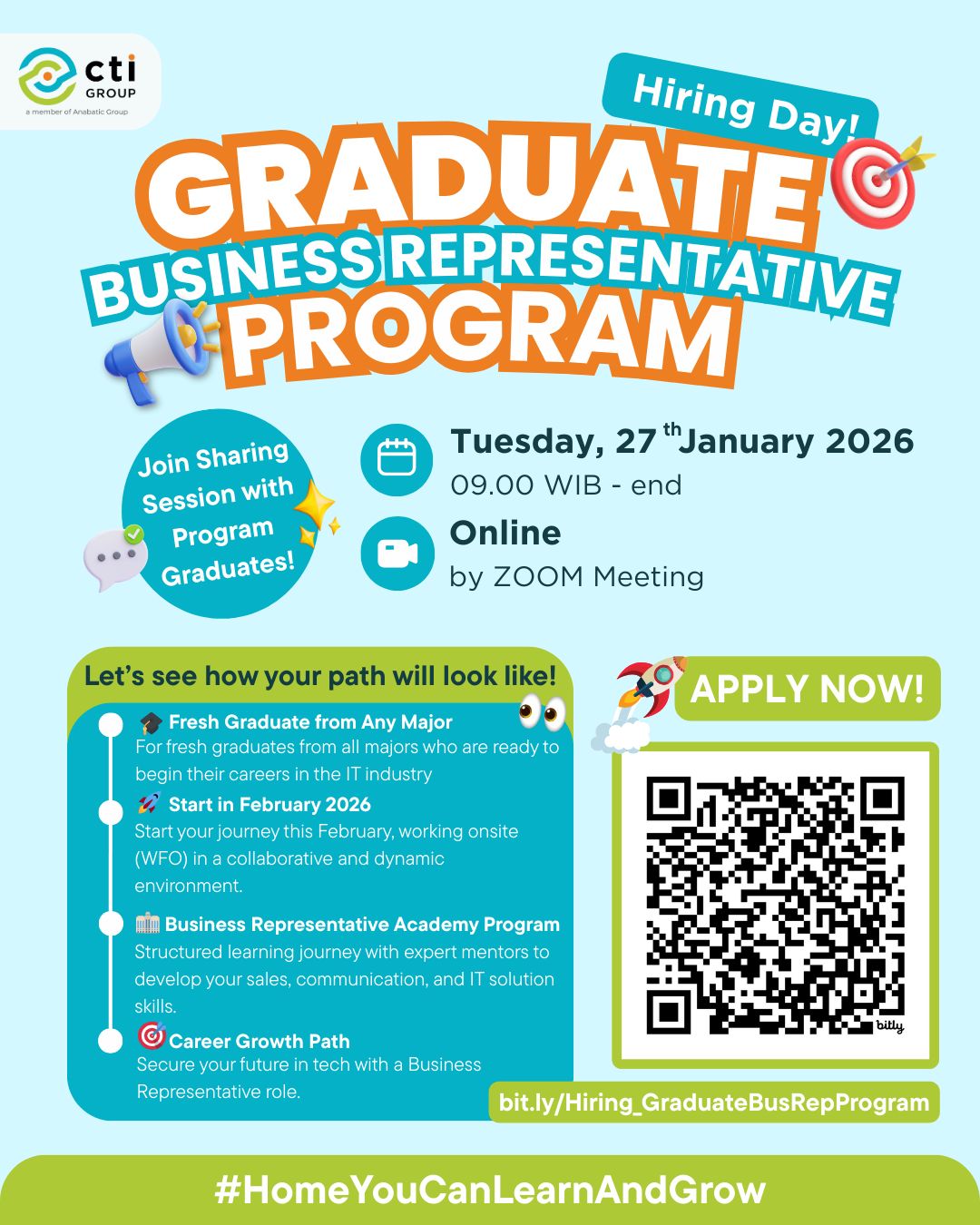 CTI Hiring Day - Business Representative Program