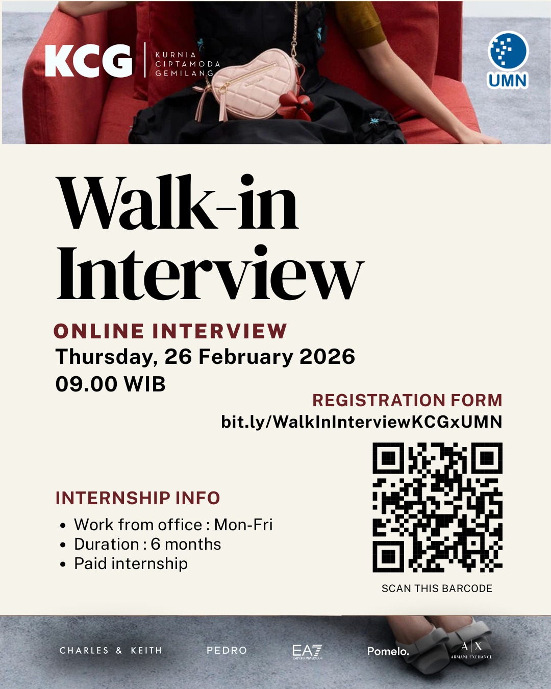 PT KCG - Walk in Interview 2026