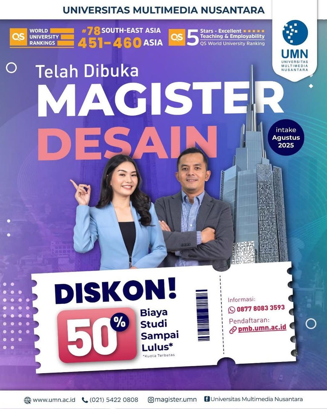 Magister Desain Telah dibuka!