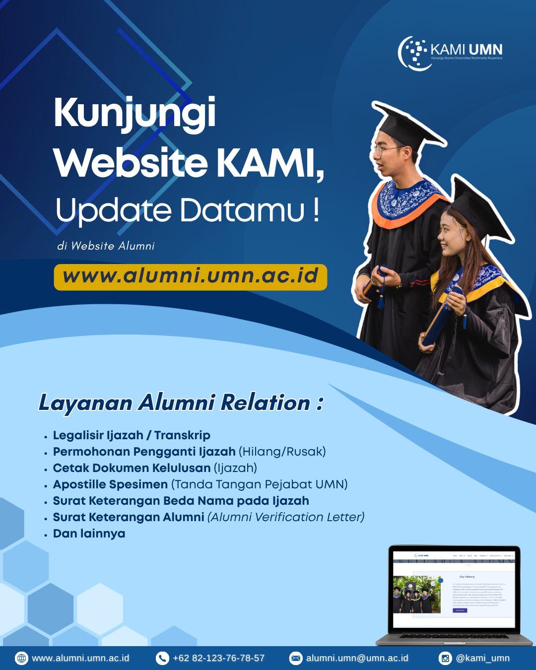 [PENGUMUMAN MIGRASI LAYANAN ALUMNI RELATION UMN]